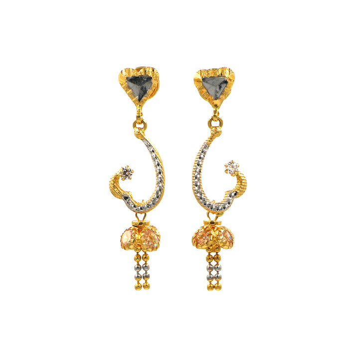 22K Gold Earrings AFE03413 GoldGift