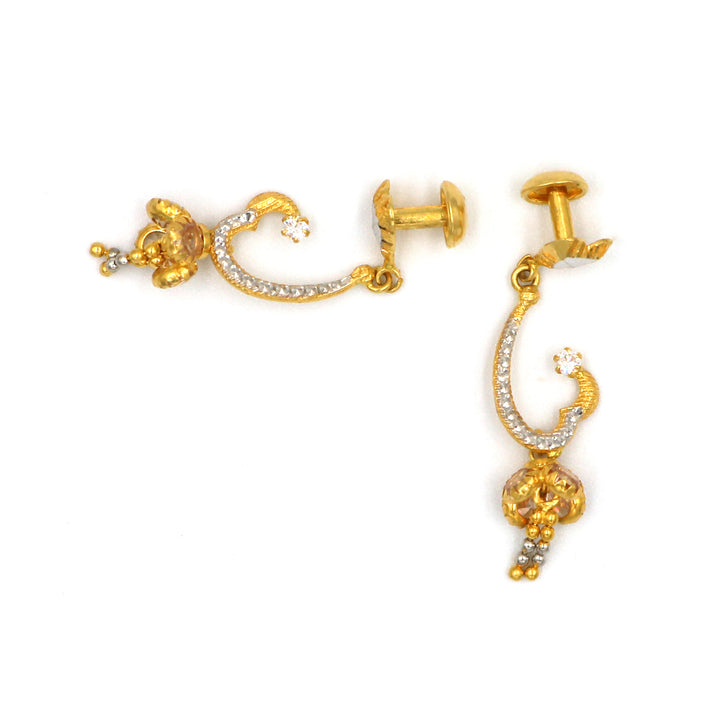 22K Gold Earrings AFE03413 GoldGift