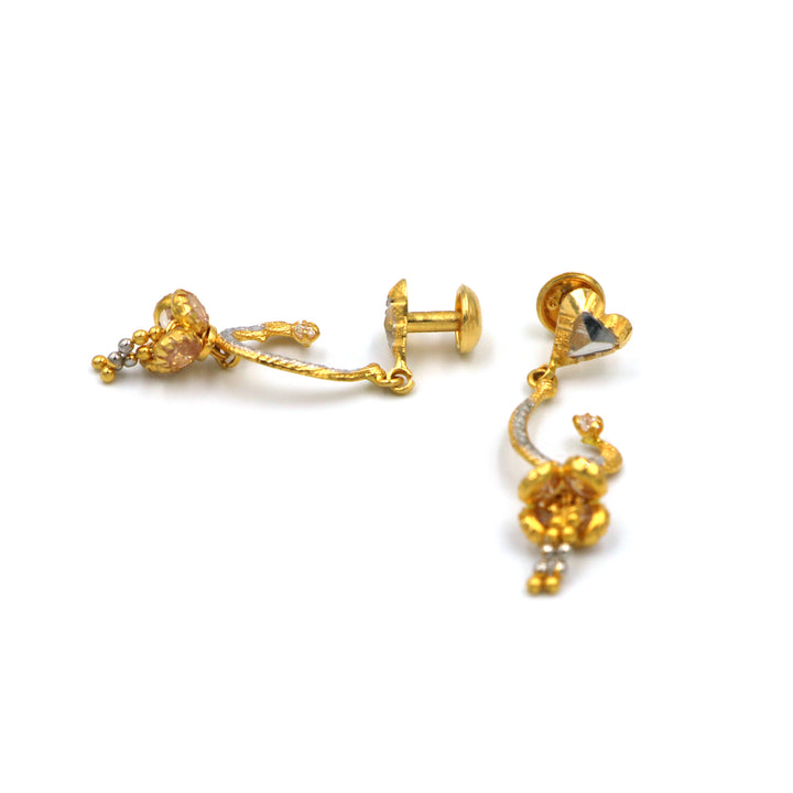 22K Gold Earrings AFE03413 GoldGift