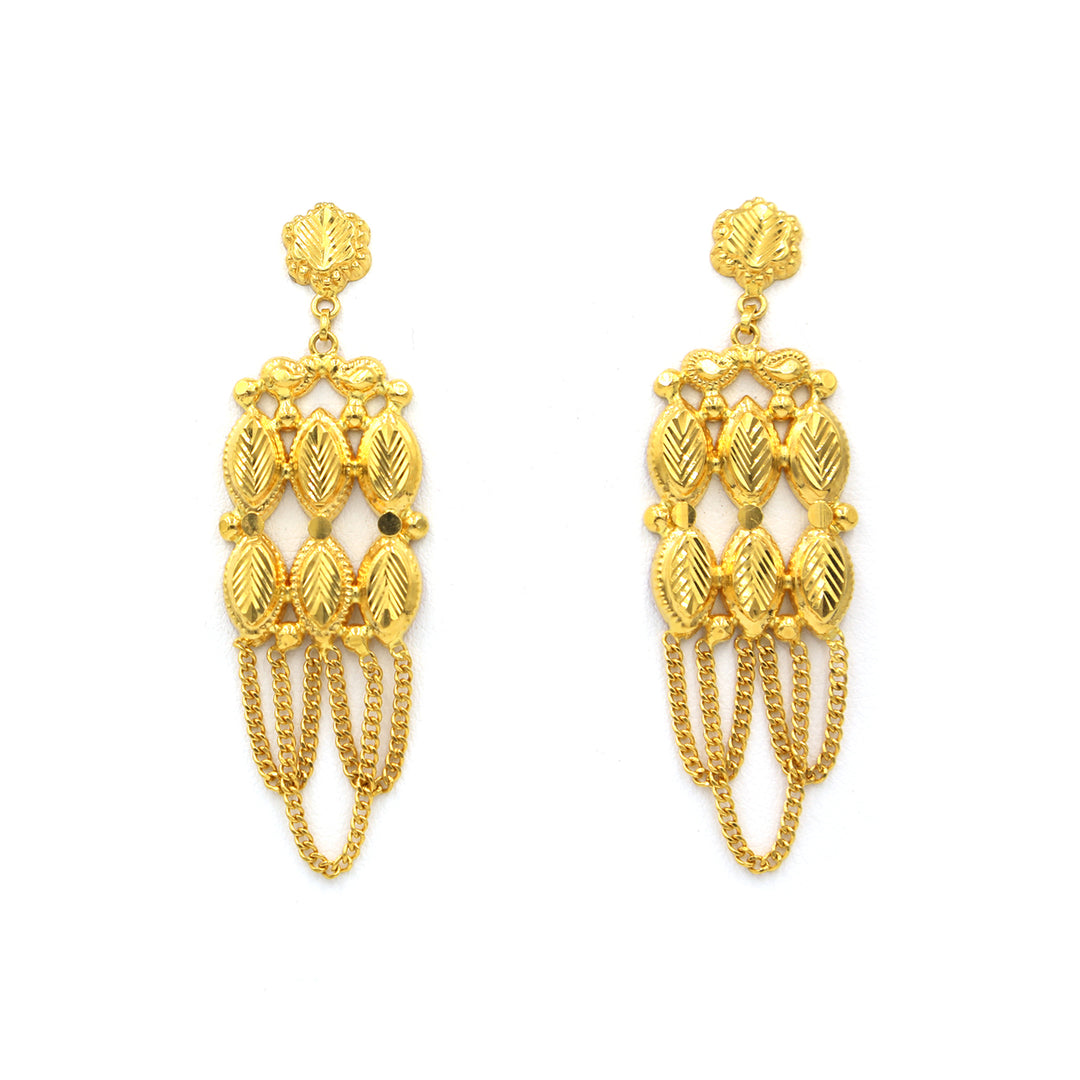 21K Earrings - Al Fanan Jewellery