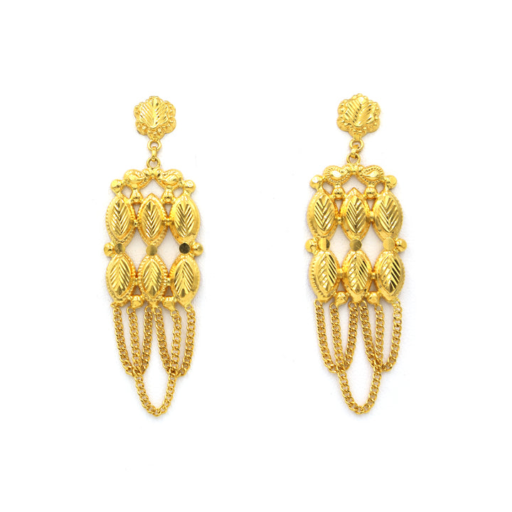 21K Earrings - Al Fanan Jewellery