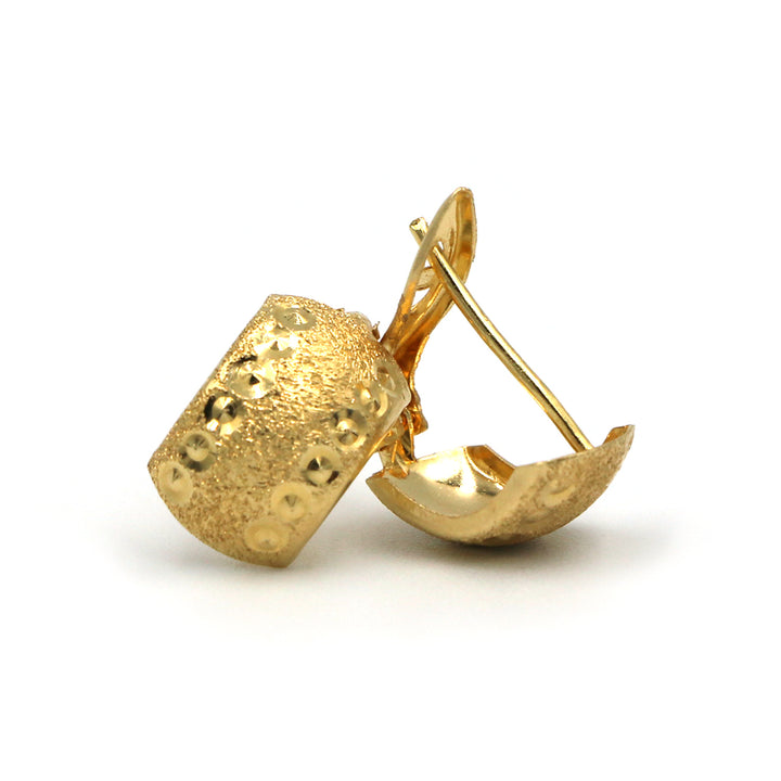18K Gold Earrings AFE03898