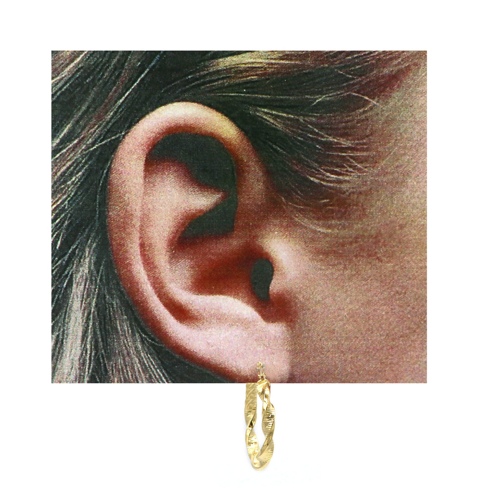 18K Gold Earrings AFE04367 GoldGift