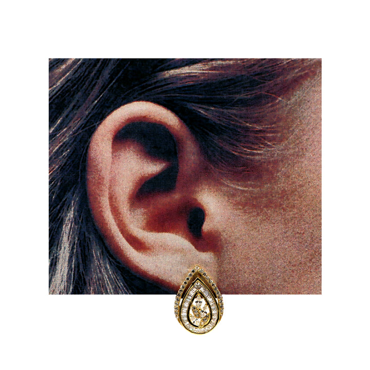 18K Gold Earrings AFE04998