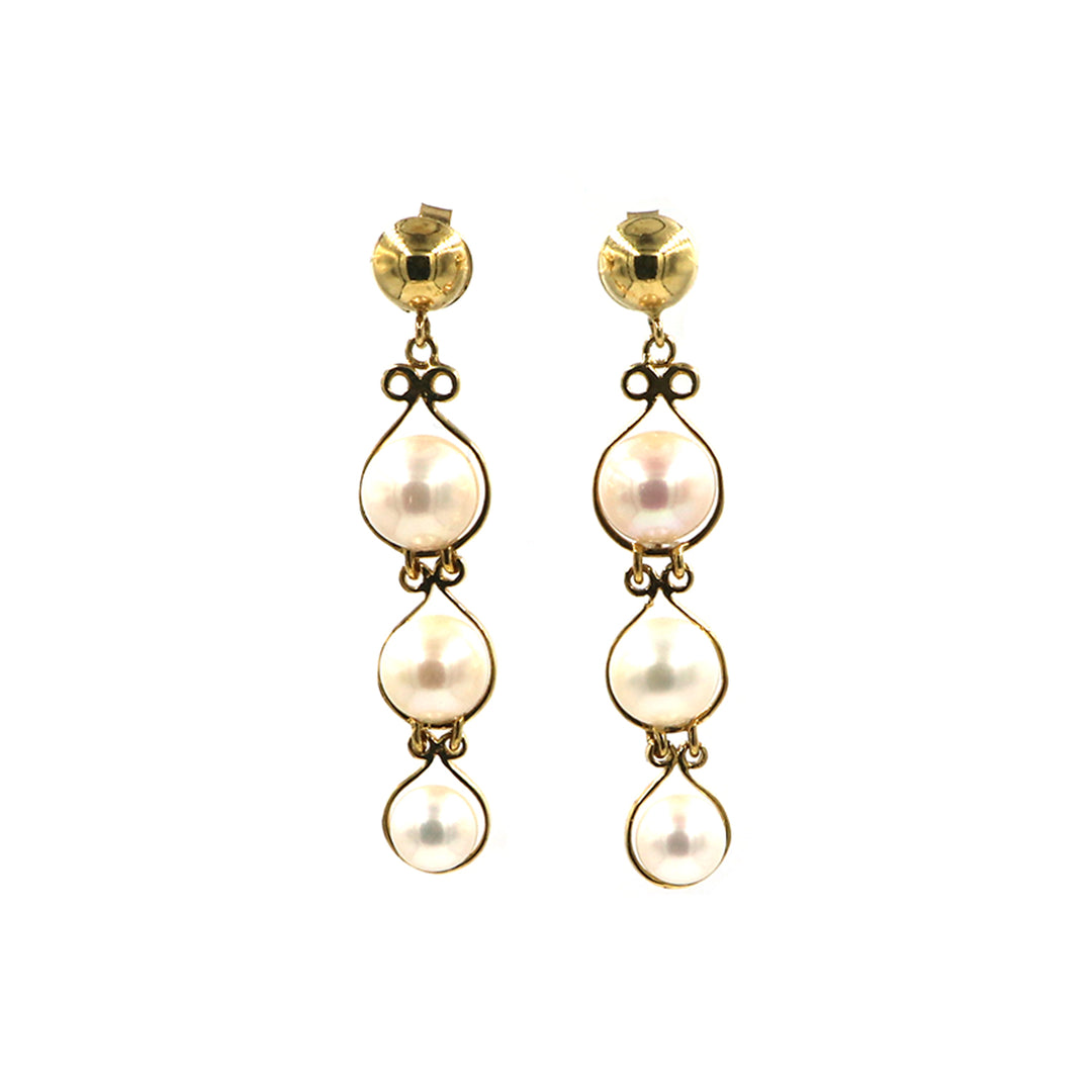 18K Gold Earrings AFE05005 GoldGift