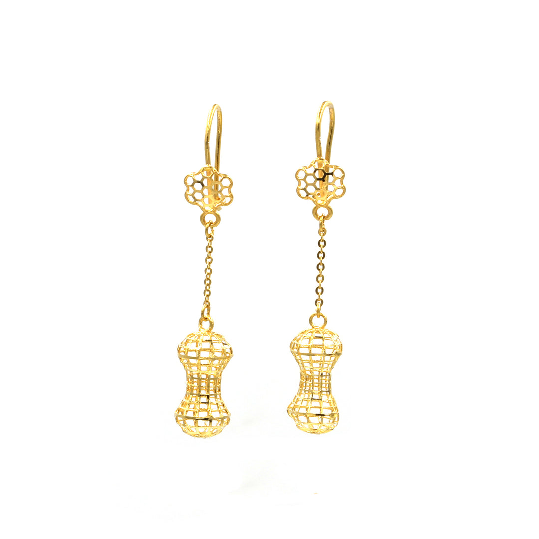 21K Earrings - Al Fanan Jewellery