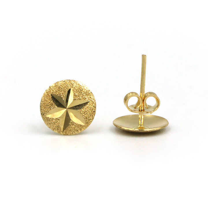 18K Gold Earrings AFE05366