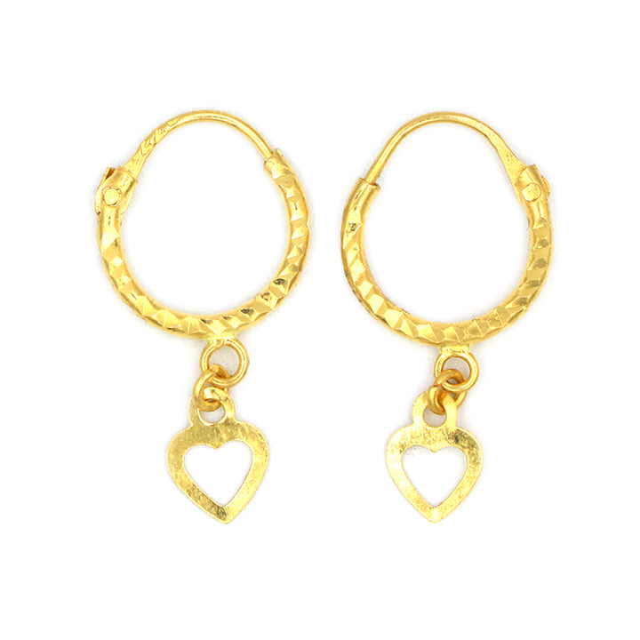 22K Gold Earrings AFE05668 GoldGift