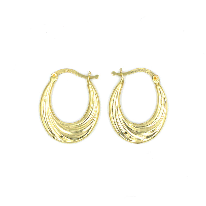 18K Gold Earrings AFE05787 GoldGift