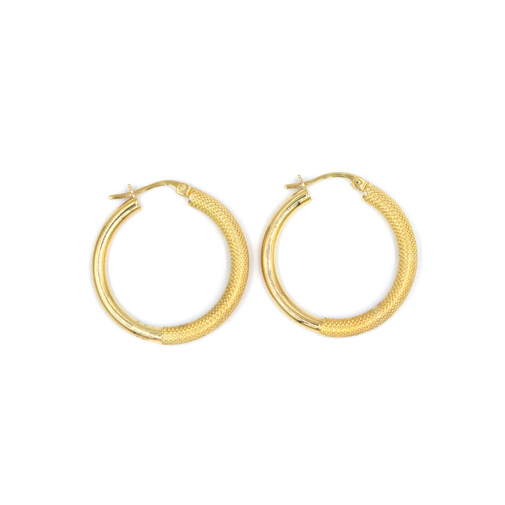 18K Gold Earrings AFE05840 GoldGift