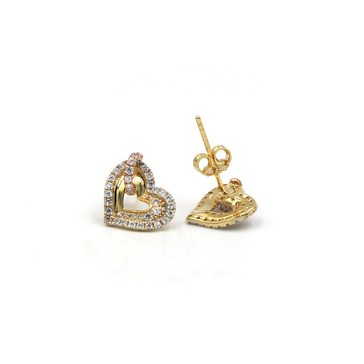 18K Gold Earrings AFE05959