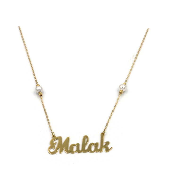 18K Name Necklace AFN01322 GoldGift