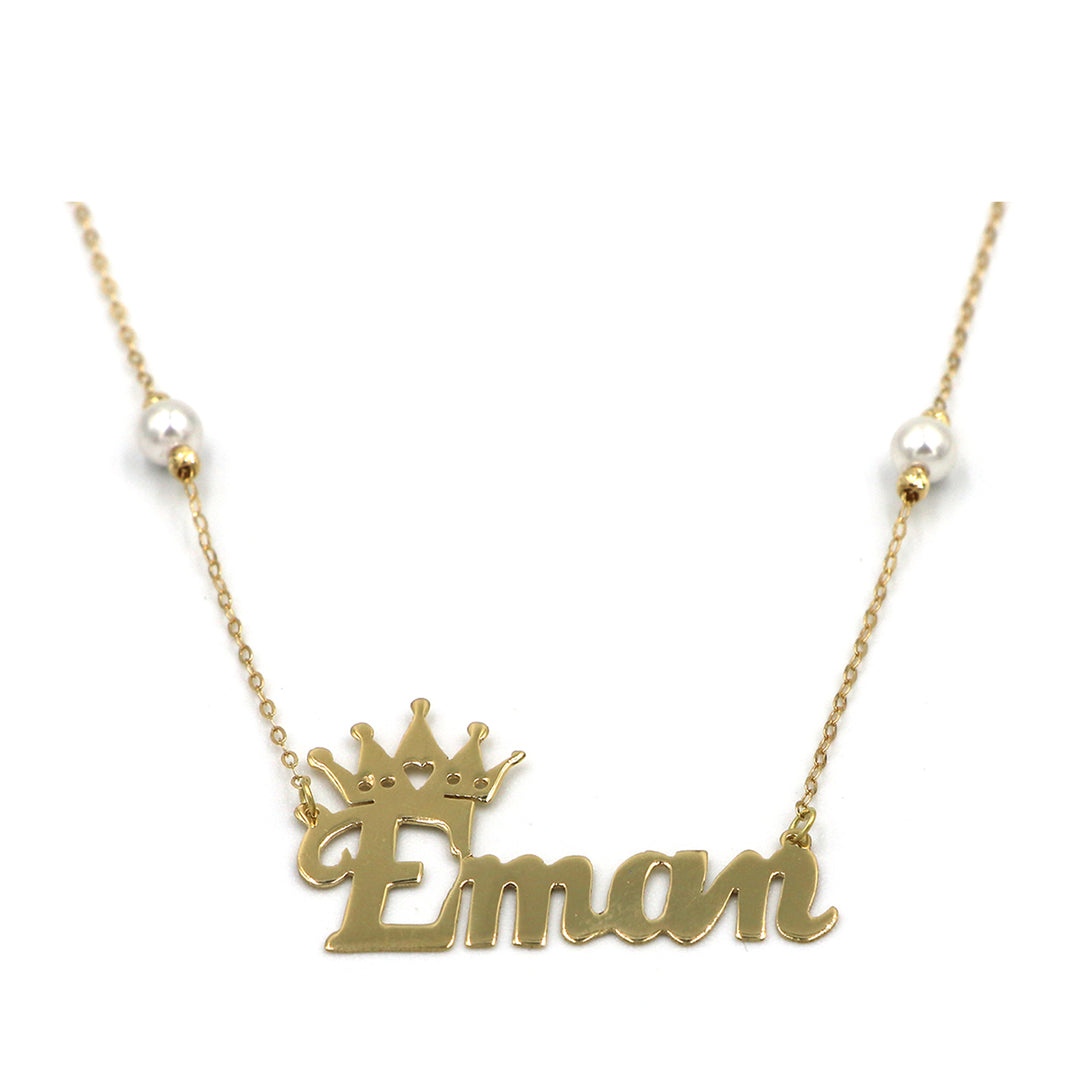 18K Name Necklace AFN01351 GoldGift