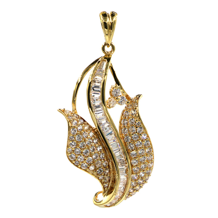 18K Gold Pendant No Making Charges AFP01983 GoldGift