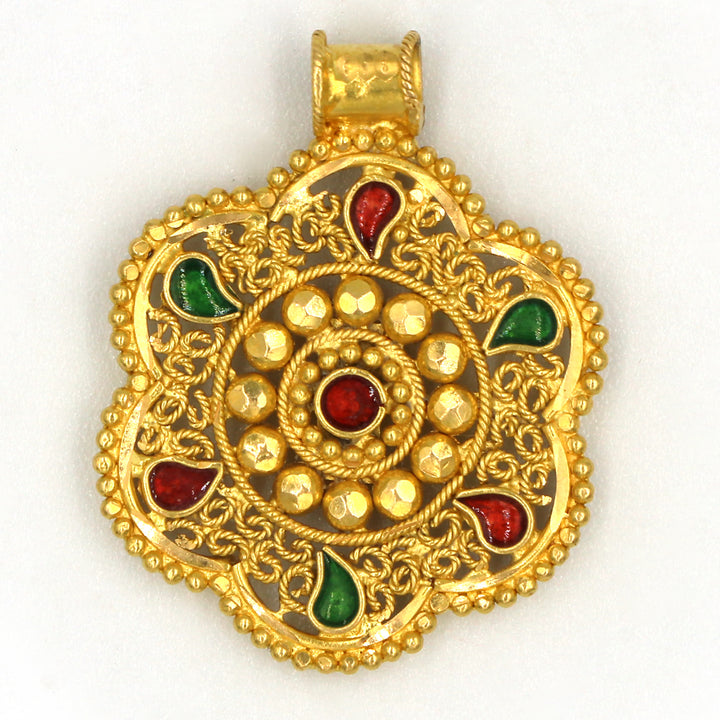 21K Gold Pendant AFP02875