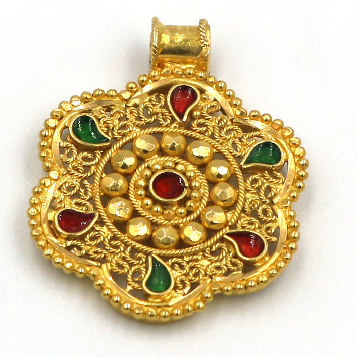 21K Gold Pendant AFP02875