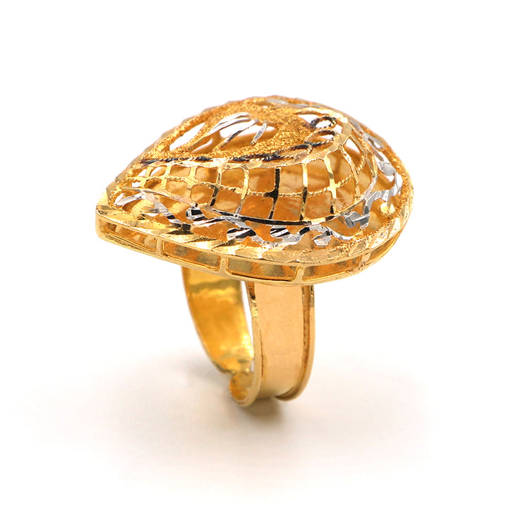 21K Gold Ring Without Making Charges AFR05058