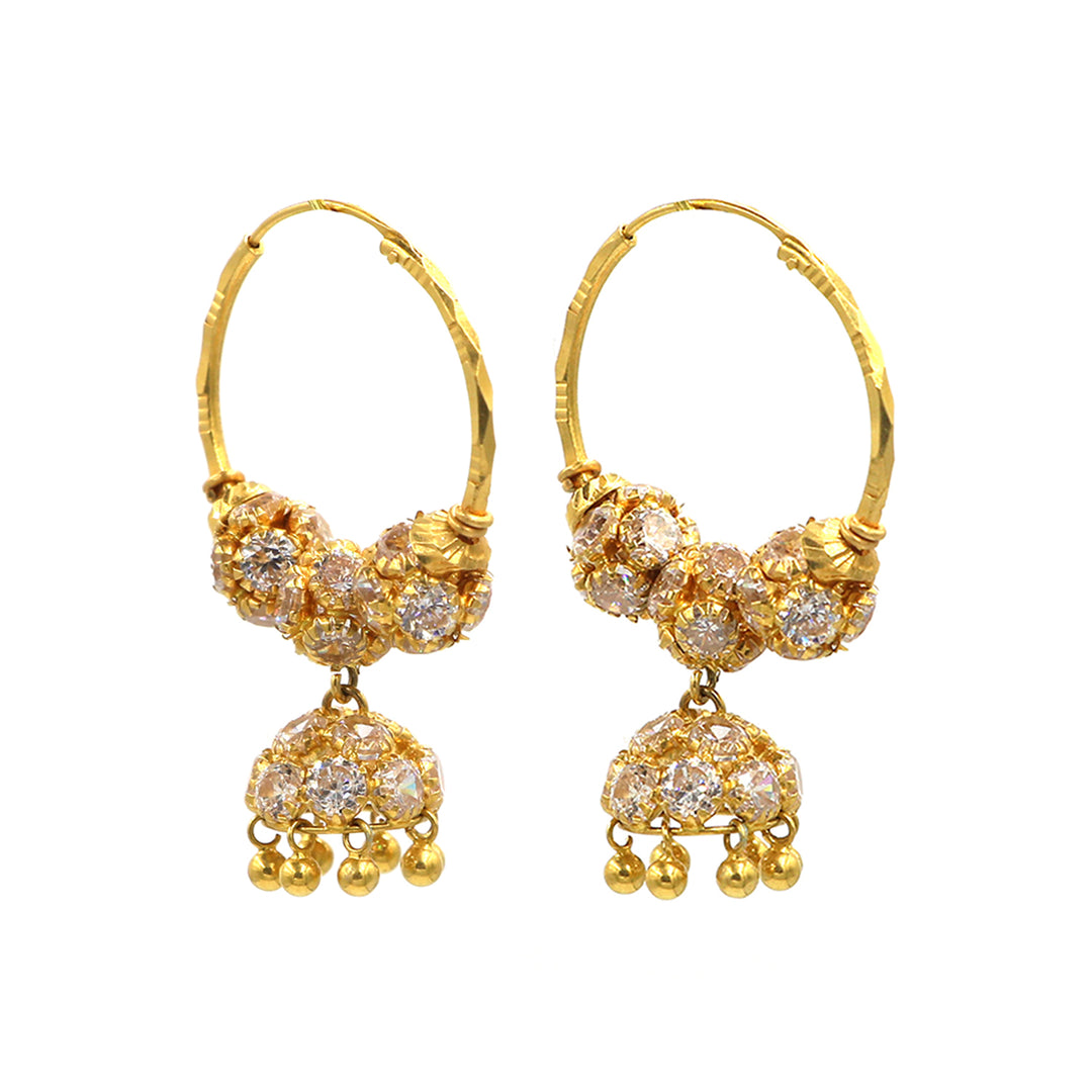 22K Gold Earrings BG80003171 GoldGift