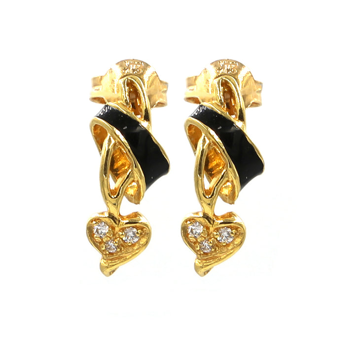 21K Earrings - Al Fanan Jewellery