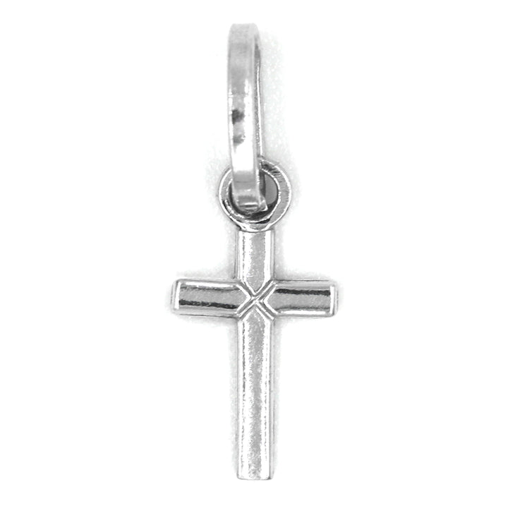 18K White Gold Cross Pendant bg80009161