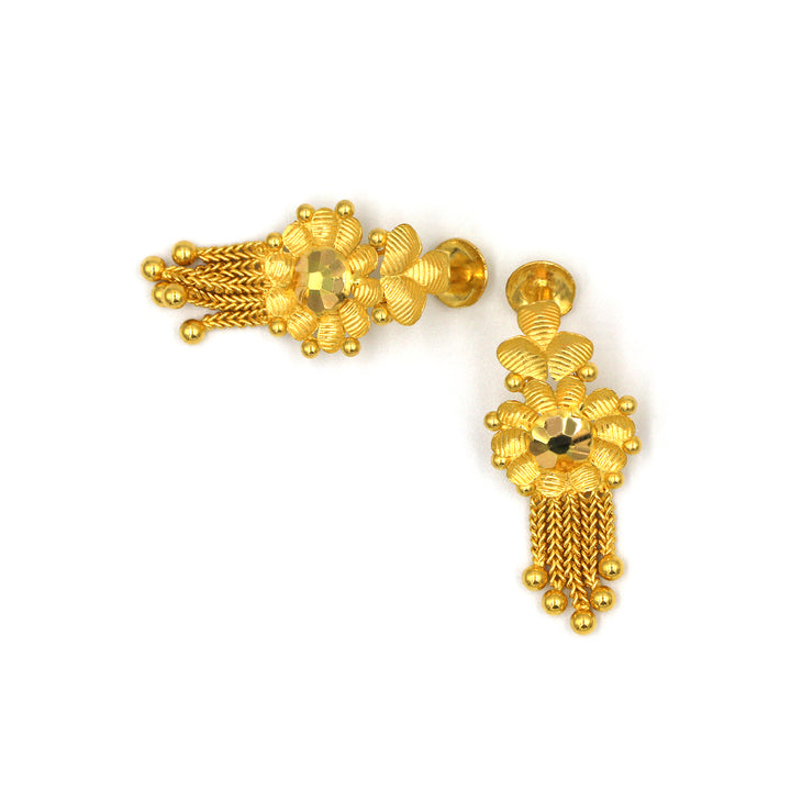 22K Gold Earrings BG80010657 GoldGift