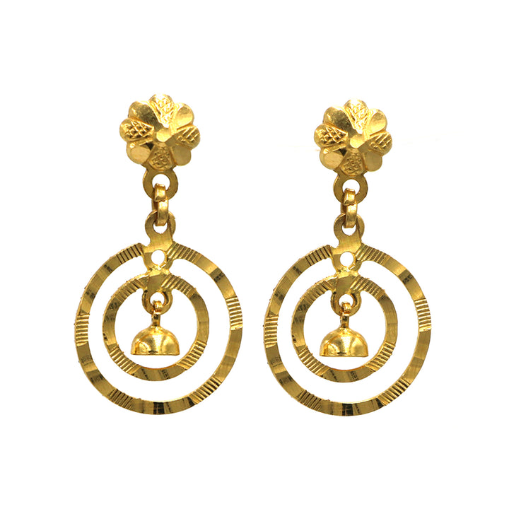 22K Gold Earrings BG80010701 GoldGift