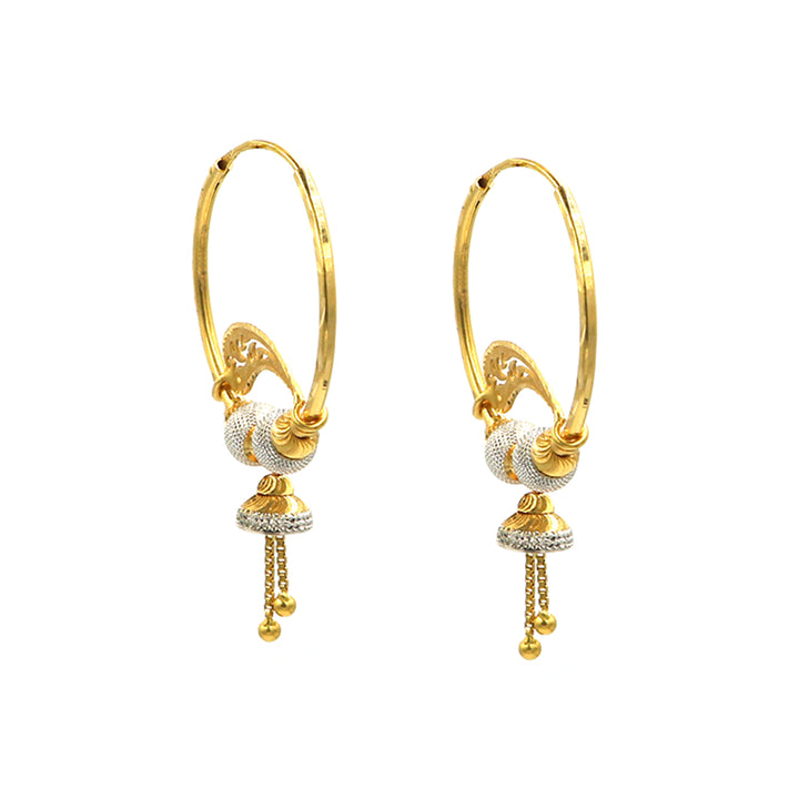 22K Gold Earrings BG80010713 GoldGift