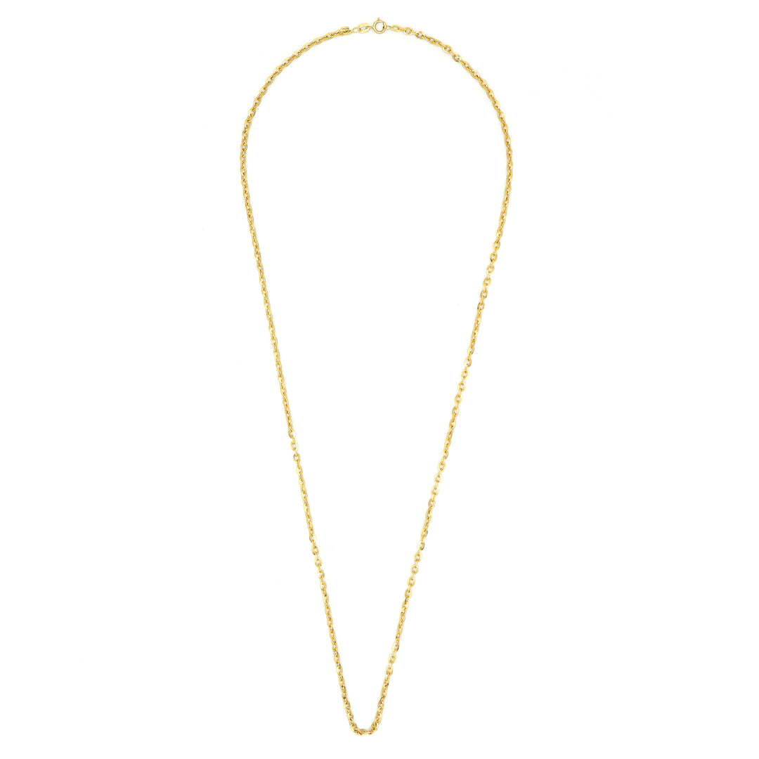 Classic 18K Gold Cable Chain Necklace