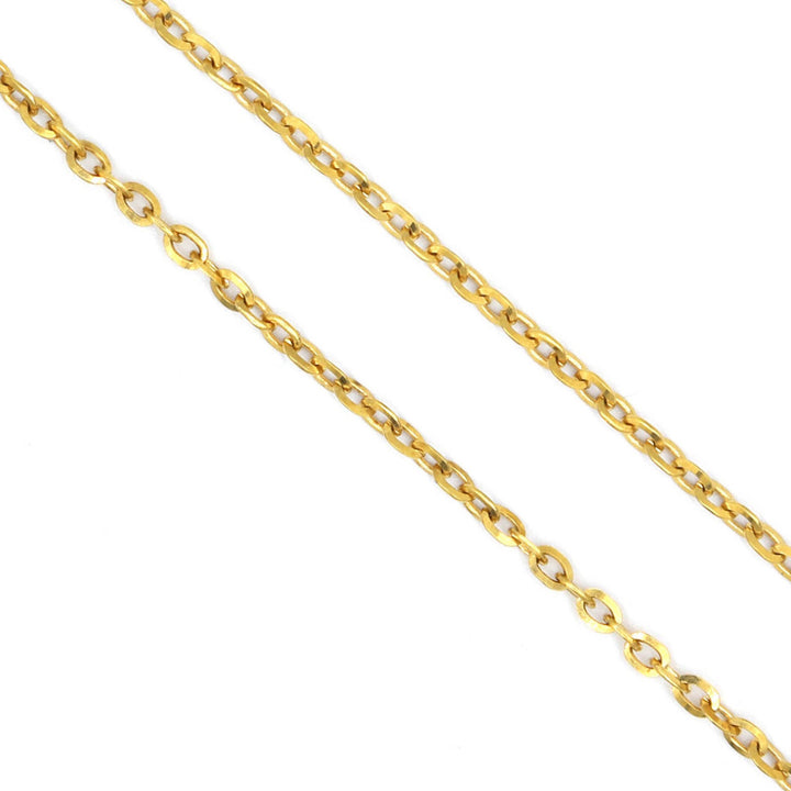 Classic 18K Gold Cable Chain Necklace