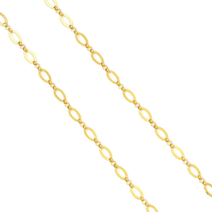 Radiant 22K Gold Filled Figaro 8 Cable Chain