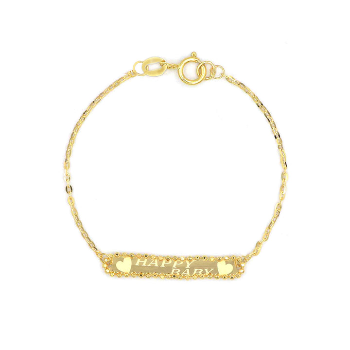 21K Gold Baby Bracelet HBB2 GoldGift